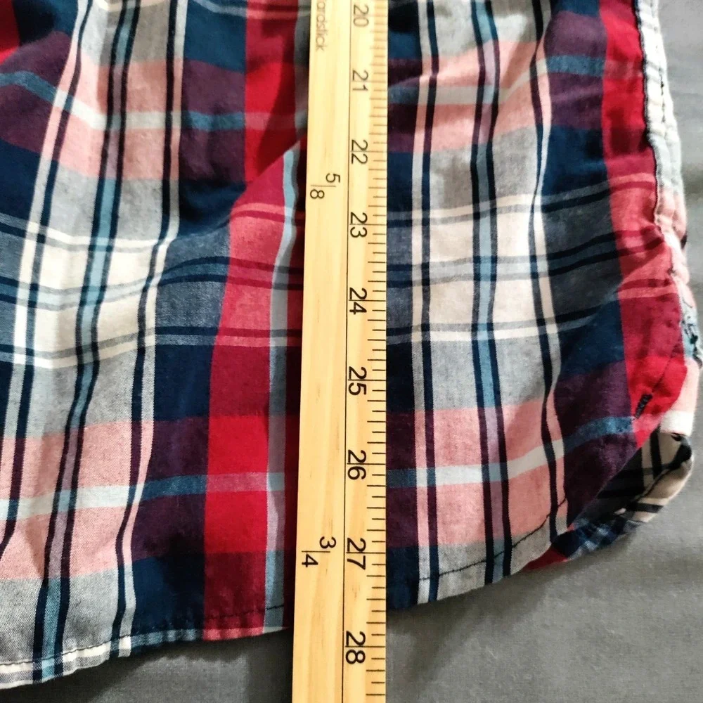 Levi's‎ Red Tab Plaid Western Classic Button-Up Preppy Long Sleeve Shirt Men XL